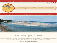 Tablet Screenshot of ogunquittrolley.com